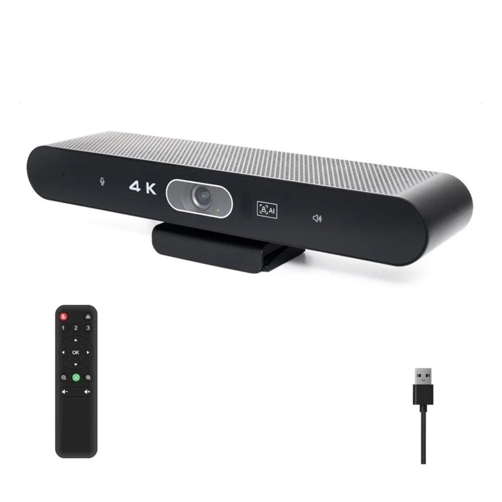 Polatab Conference Room Camera All In One 4k Webcome With Microphone And Speaker